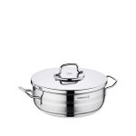 قابلمه کوتاه 28*10 سانتی متر 6.0 لیتر استیل براق آسترا ۲ کرکماز 2036