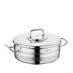 قابلمه کوتاه 40*20 سانتی متر 25 لیتر استیل براق آسترا ۲ کرکماز 2040