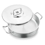 قابلمه کوتاه 40*20 سانتی متر 25 لیتر استیل براق آسترا ۲ کرکماز 2040 | لوازم خانگی ایران