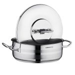 قابلمه کوتاه 40*20 سانتی متر 25 لیتر استیل براق آسترا ۲ کرکماز 2040