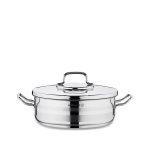 قابلمه کوتاه 32*9 سانتی متر 7.0 لیتر استیل براق آسترا ۲ کرکماز 2041