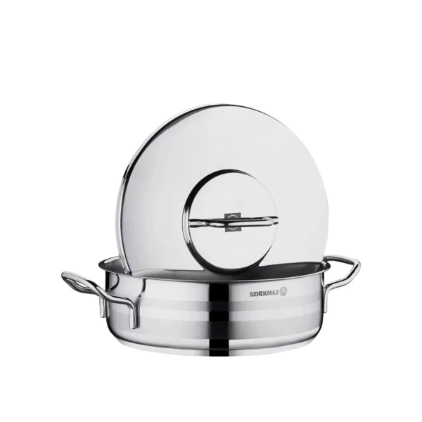 قابلمه کوتاه 32*9 سانتی متر 7.0 لیتر استیل براق آسترا ۲ کرکماز 2041 | لوازم خانگی ایران