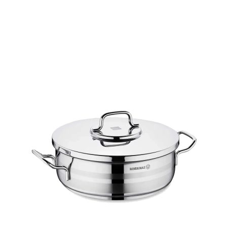 قابلمه کوتاه 32*9 سانتی متر 7.0 لیتر استیل براق آسترا ۲ کرکماز 2041