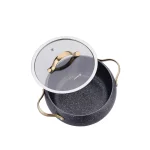 سرویس قابلمه 7 پارچه گرانیت مشکی بریلا کرکماز 2610 | لوازم خانگی ایران