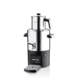 سماور برقی 2000 وات 1.3 + 3.7 لیتر استیل مات چای شف کرکماز 844 | لوازم خانگی ایران