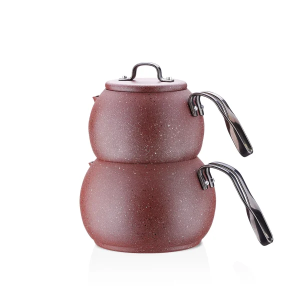 کتری و قوری 1.1 + 1.8 لیتر گرانیتی چوملک کرکماز 231 | لوازم خانگی ایران