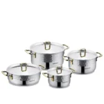 سرویس قابلمه 8 پارچه استیل براق ارنا کرکماز 1963-2 | لوازم خانگی ایران