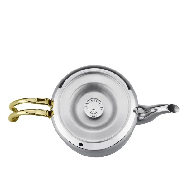 کتری و قوری 1.2 + 2.2 لیتر استیل براق ارنا کرکماز 227-02 | لوازم خانگی ایران