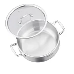 سرویس قابلمه 9 پارچه استیل مات و براق ایستیما کرکماز 1959 | لوازم خانگی ایران