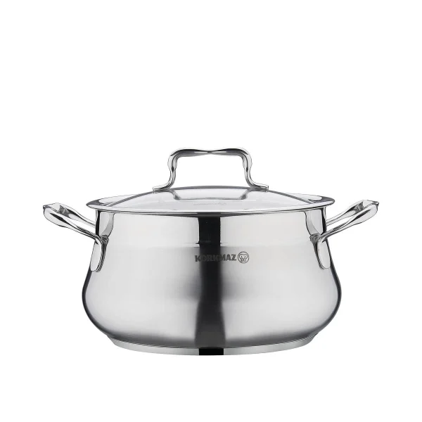 سرویس قابلمه 9 پارچه استیل مات و براق ایستیما کرکماز 1959 | لوازم خانگی ایران