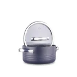 سرویس قابلمه 7 پارچه گرانیت آبی لینیا کرکماز 2619-1 | لوازم خانگی ایران