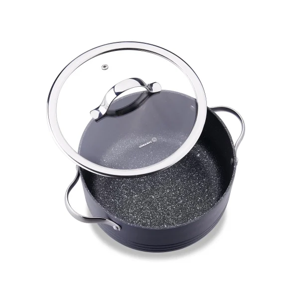 سرویس قابلمه 7 پارچه گرانیت آبی لینیا کرکماز 2619-1 | لوازم خانگی ایران