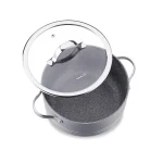 سرویس قابلمه 7 پارچه گرانیت طوسی لینیا کرکماز 2619-3 | لوازم خانگی ایران