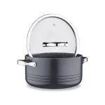 سرویس قابلمه 7 پارچه گرانیت نوک مدادی لینیا کرکماز 2619-5 | لوازم خانگی ایران