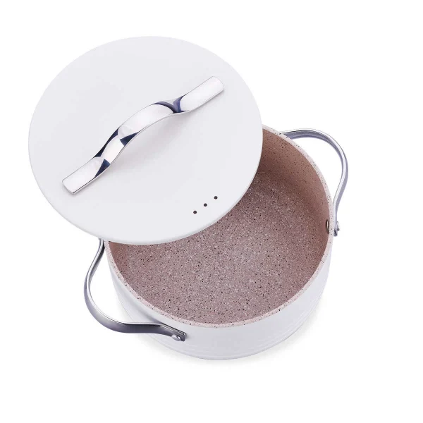 سرویس قابلمه 7 پارچه گرانیت وانیلی لینیا پلاس کرکماز 2620-1 | لوازم خانگی ایران