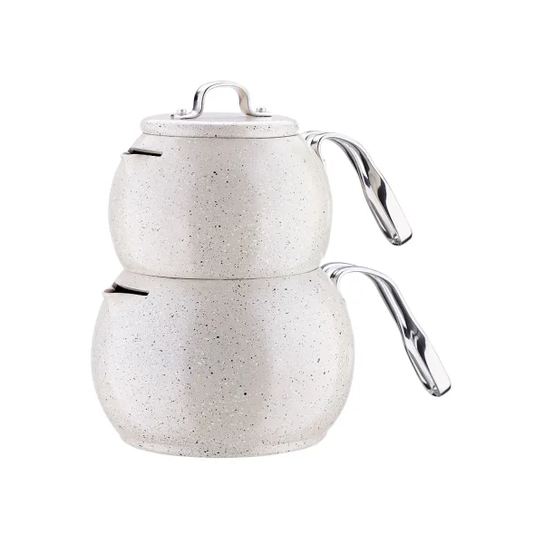 کتری و قوری 1.1 + 1.8 لیتر گرانیتی موندیا کرکماز 230 | لوازم خانگی ایران