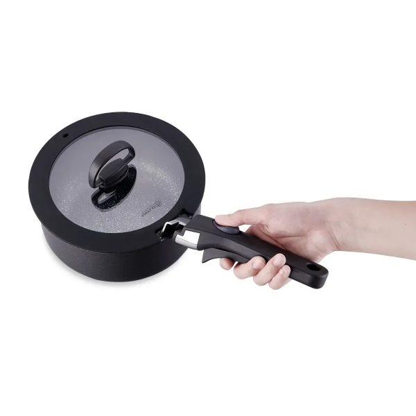 سرویس قابلمه 10 پارچه نچسب مشکی نتا کرکماز 2611