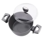 سرویس قابلمه 7 پارچه سرامیک مشکی نورا کرکماز 3942 | لوازم خانگی ایران