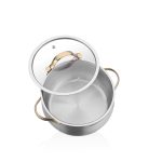 سرویس قابلمه 8 پارچه استیل براق سامارا کرکماز 1964-1