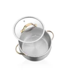 سرویس قابلمه 8 پارچه استیل براق سامارا کرکماز 1964-1 | لوازم خانگی ایران