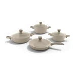 سرویس قابلمه 8 پارچه گرانیت بژ پریستون ریوالد 6501108-0306 | لوازم خانگی ایران