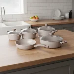 سرویس قابلمه 9 پارچه گرانیت بژ پریستون ریوالد 6501109-0306 | لوازم خانگی ایران