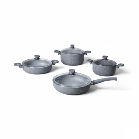 سرویس قابلمه 8 پارچه گرانیت طوسی یورک ریوالد 6501108-0114 | لوازم خانگی ایران