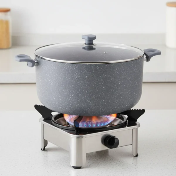 قابلمه نچسب 40*20 سانتی متر 25 لیتر طوسی یورک ریوالد 6503240-0114 | لوازم خانگی ایران