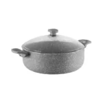 نیم قابلمه نچسب 28*9 سانتی متر 4.8 لیتر طوسی یورک ریوالد 6506128-0114 | لوازم خانگی ایران