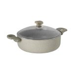 نیم قابلمه نچسب 32*10 سانتی متر 6.5 لیتر بژ یورک ریوالد 6506132-0106