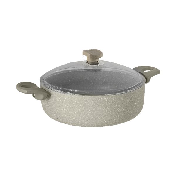 نیم قابلمه نچسب 32*10 سانتی متر 6.5 لیتر بژ یورک ریوالد 6506132-0106