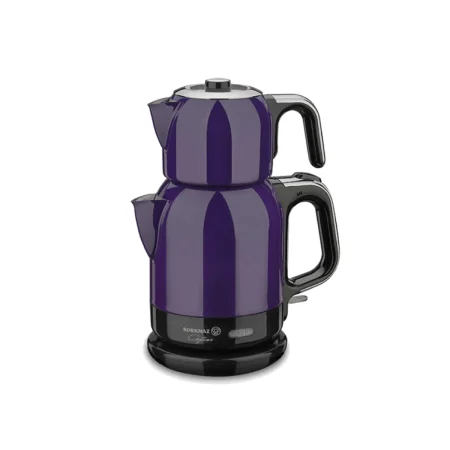 چای ساز اتوماتیک برقی 1600 وات 0.9+1.7 لیتر بنفش چایتیما کرکماز 331-01