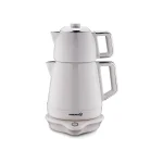 چای ساز اتوماتیک برقی 2000 وات 1.2+1.7 لیتر وانیلی دمیکس کرکماز 332-05 | لوازم خانگی ایران