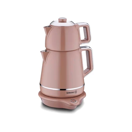 چای ساز اتوماتیک برقی 2000 وات 1.2+1.7 لیتر قهوه ای دمیکس کرکماز 332-06 | لوازم خانگی ایران