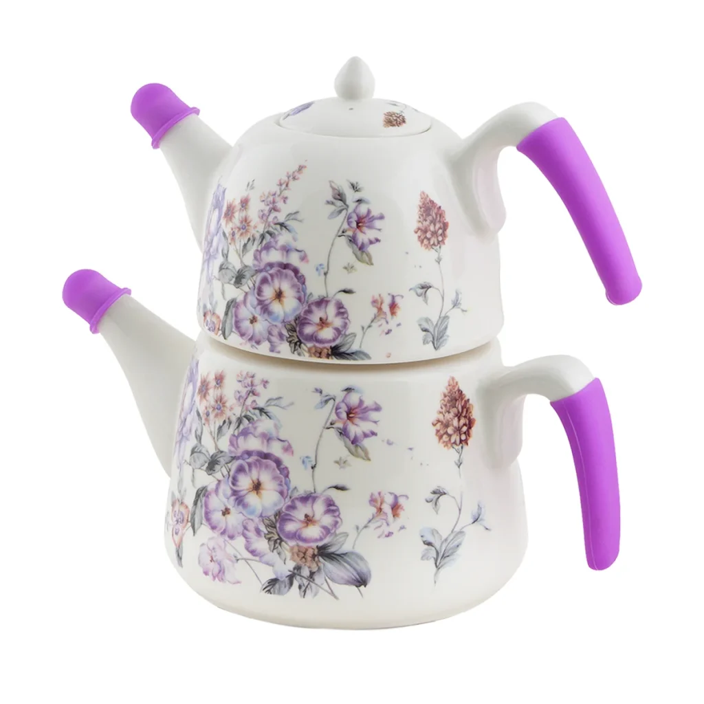 کتری و قوری 1.0 + 2.0 لیتر چینی بیرمینگام ریوالد 6724112-1135 | لوازم خانگی ایران