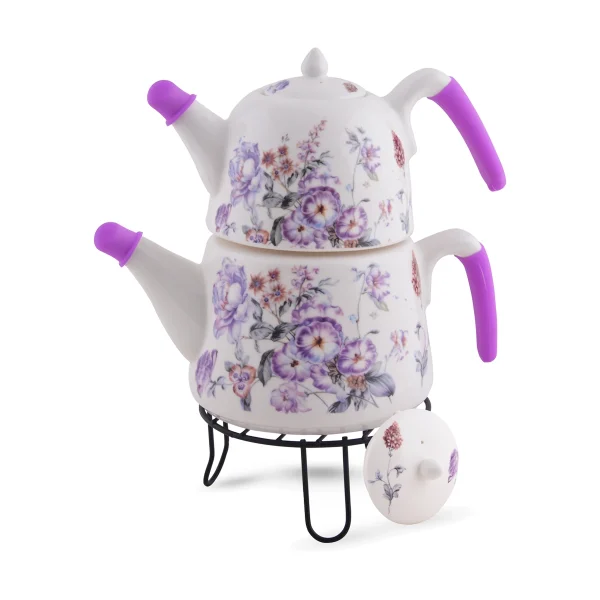 کتری و قوری 1.0 + 2.0 لیتر چینی بیرمینگام ریوالد 6724112-1135 | لوازم خانگی ایران