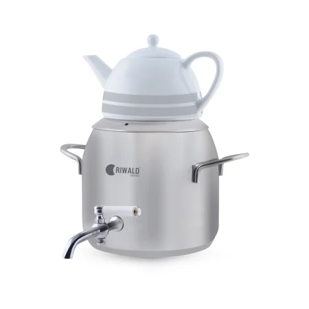 سماور روگازی 1.0 + 4.8 لیتر استیل مات لیورپول ریوالد 6818135-1020