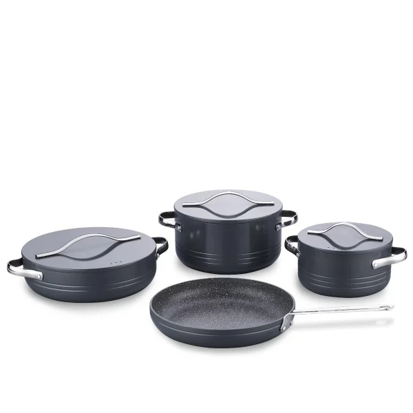 سرویس قابلمه 7 پارچه گرانیت نوک مدادی لینیا پلاس کرکماز 2620-2 | لوازم خانگی ایران