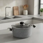 قابلمه نچسب 20*10.5 سانتی متر 3.0 لیتر طوسی پالما کرکماز 3902 | لوازم خانگی ایران