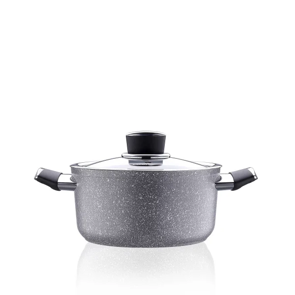 قابلمه نچسب 20*10.5 سانتی متر 3.0 لیتر طوسی پالما کرکماز 3902 | لوازم خانگی ایران