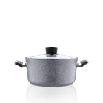 قابلمه نچسب 24*12.5 سانتی متر 5.0 لیتر طوسی پالما کرکماز 3903 | لوازم خانگی ایران