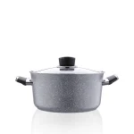 قابلمه نچسب 28*14.5 سانتی متر 8.0 لیتر طوسی پالما کرکماز 3904 | لوازم خانگی ایران