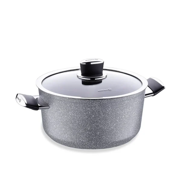 قابلمه نچسب 28*14.5 سانتی متر 8.0 لیتر طوسی پالما کرکماز 3904 | لوازم خانگی ایران