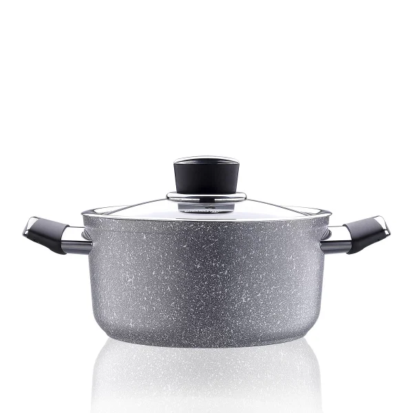 قابلمه نچسب 18*9 سانتی متر 2.0 لیتر طوسی پالما کرکماز 3901 | لوازم خانگی ایران