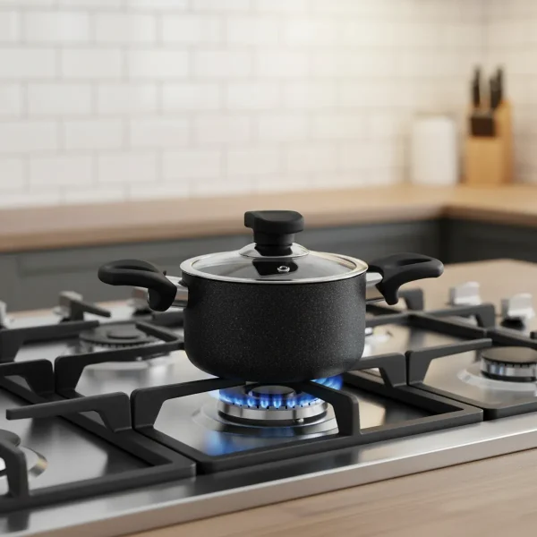 riwald-manchester-6503214-0411-iranhomeappliances (2) قابلمه نچسب 14*8 سانتی متر 1.1 لیتر مشکی منچستر ریوالد 6503214-0411 | لوازم خانگی ایران
