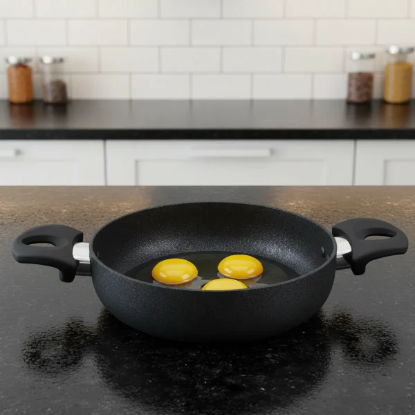 املت پز 20 سانتی متر مشکی منچستر ریوالد 6504020-0411 | لوازم خانگی ایران