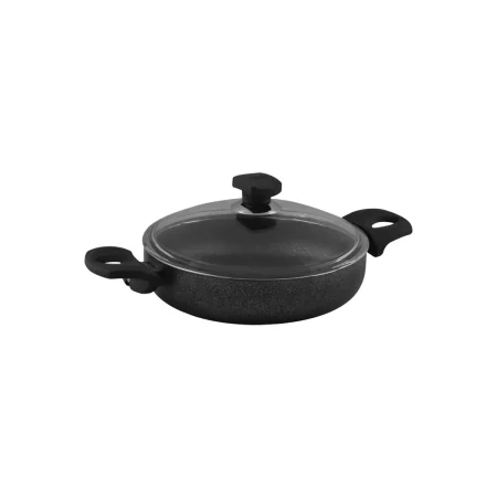 قابلمه کوتاه نچسب 24*6 سانتی متر 2.2 لیتر مشکی منچستر ریوالد 6504124-0411 | لوازم خانگی ایران
