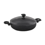 قابلمه کوتاه نچسب 28*7 سانتی متر 3.6 لیتر مشکی منچستر ریوالد 6504128-0411 | لوازم خانگی ایران