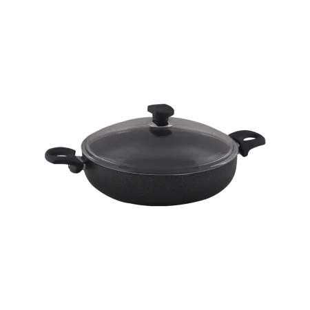 قابلمه کوتاه نچسب 28*7 سانتی متر 3.6 لیتر مشکی منچستر ریوالد 6504128-0411 | لوازم خانگی ایران
