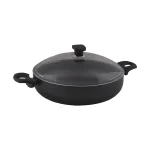 قابلمه کوتاه نچسب 32*8 سانتی متر 5.3 لیتر مشکی منچستر ریوالد 6504132-0411 | لوازم خانگی ایران